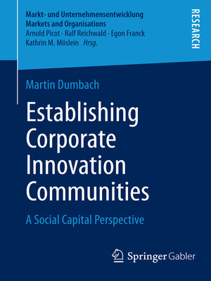 cover image of Establishing Corporate Innovation Communities